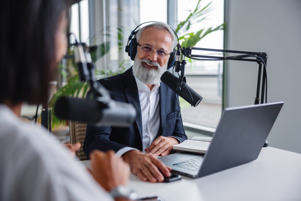 On Air Business Podcast Featuring Senior Host and Black Guest